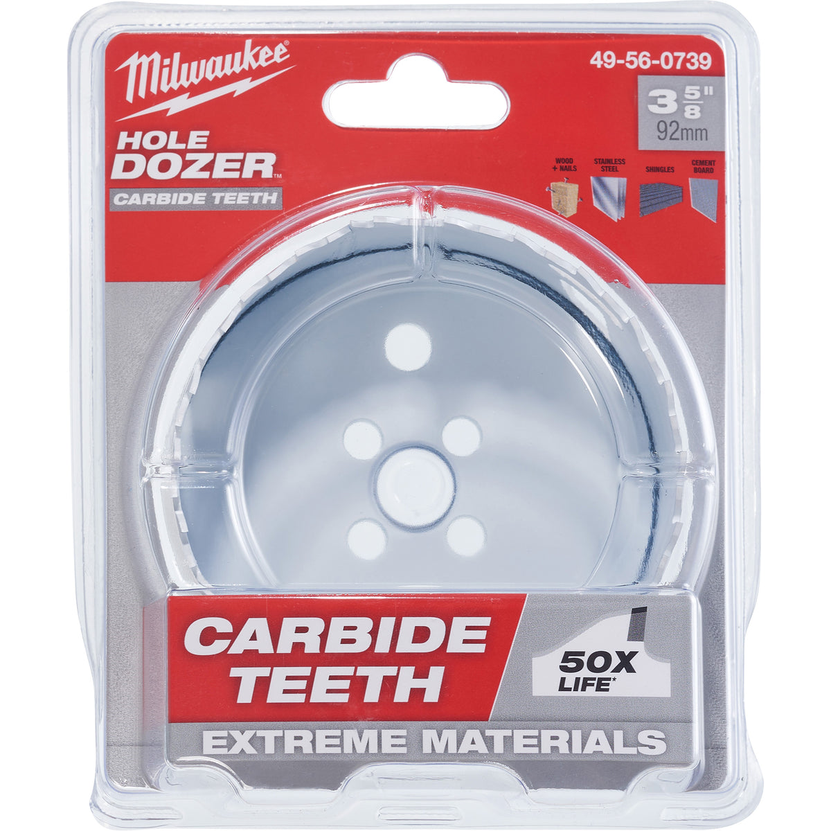 Hole Dozer™ with Carbide Teeth Hole Saw - TCR457