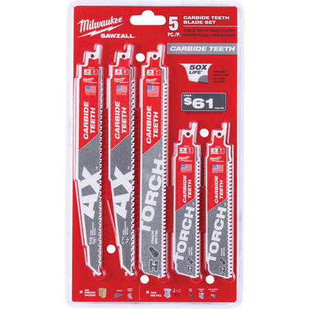 Sawzall® Carbide Teeth Blade Set - TCR727