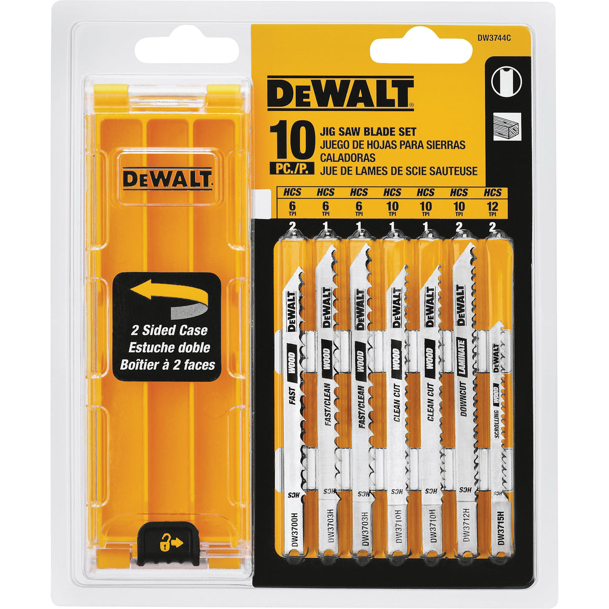 U-Shank Jigsaw Blade Set with Case - TCS914
