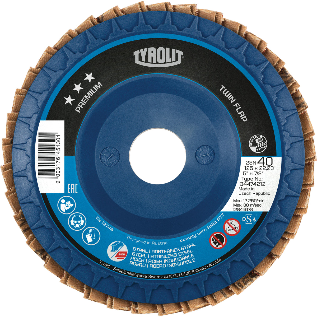 Twin Flap Disc - TCT355