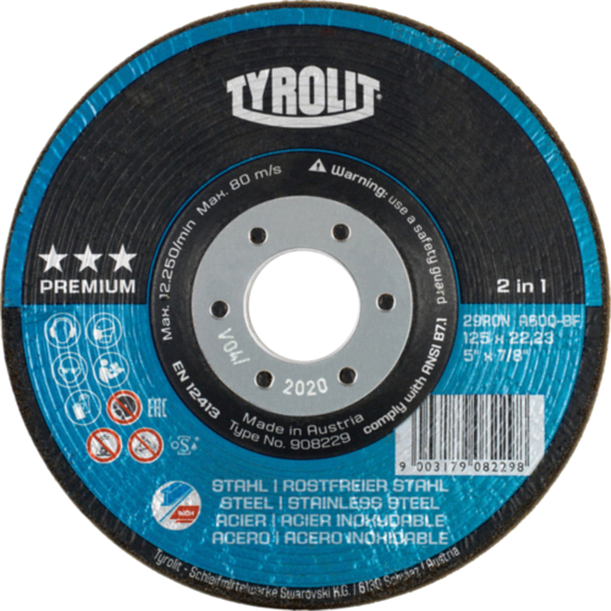 Rondeller Depressed Centre Grinding Wheel - TCT378