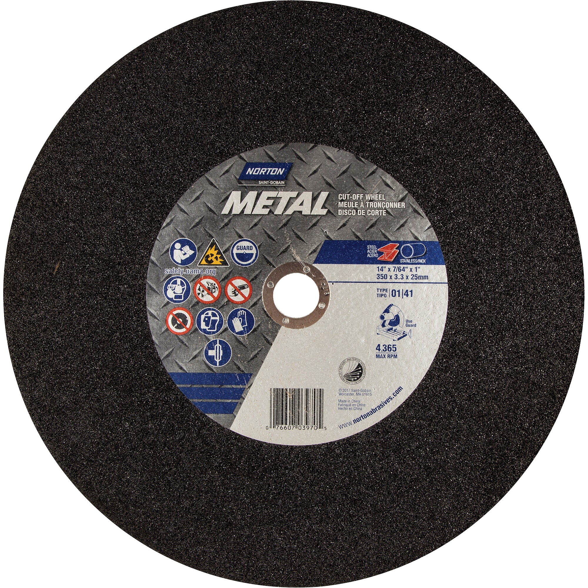Metal A Chop Saw Cut-Off Wheel - TCT626