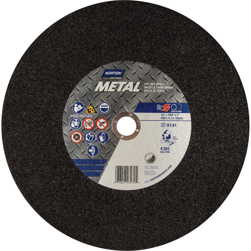 Metal A Chop Saw Cut-Off Wheel - TCT626