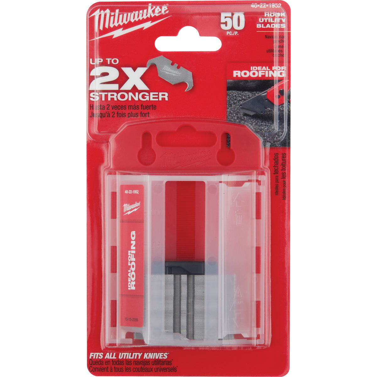 Hook Utility Knife Blades with Dispenser - TCT680