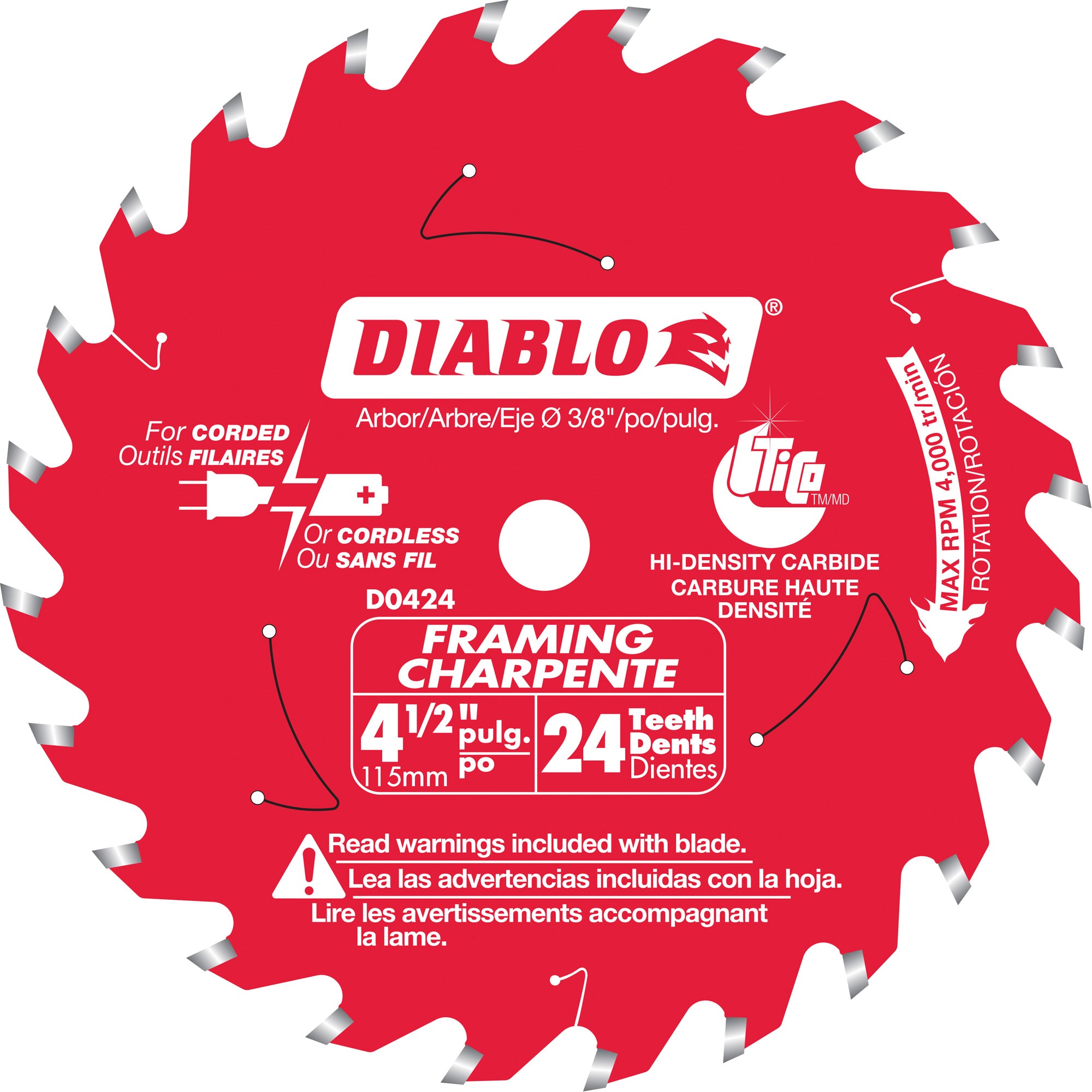 Framing Trim Circular Saw Blade - TCT860