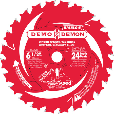 Demo Demon Ultra-Thin Framing/Demolition Circular Saw Blade - TCT869