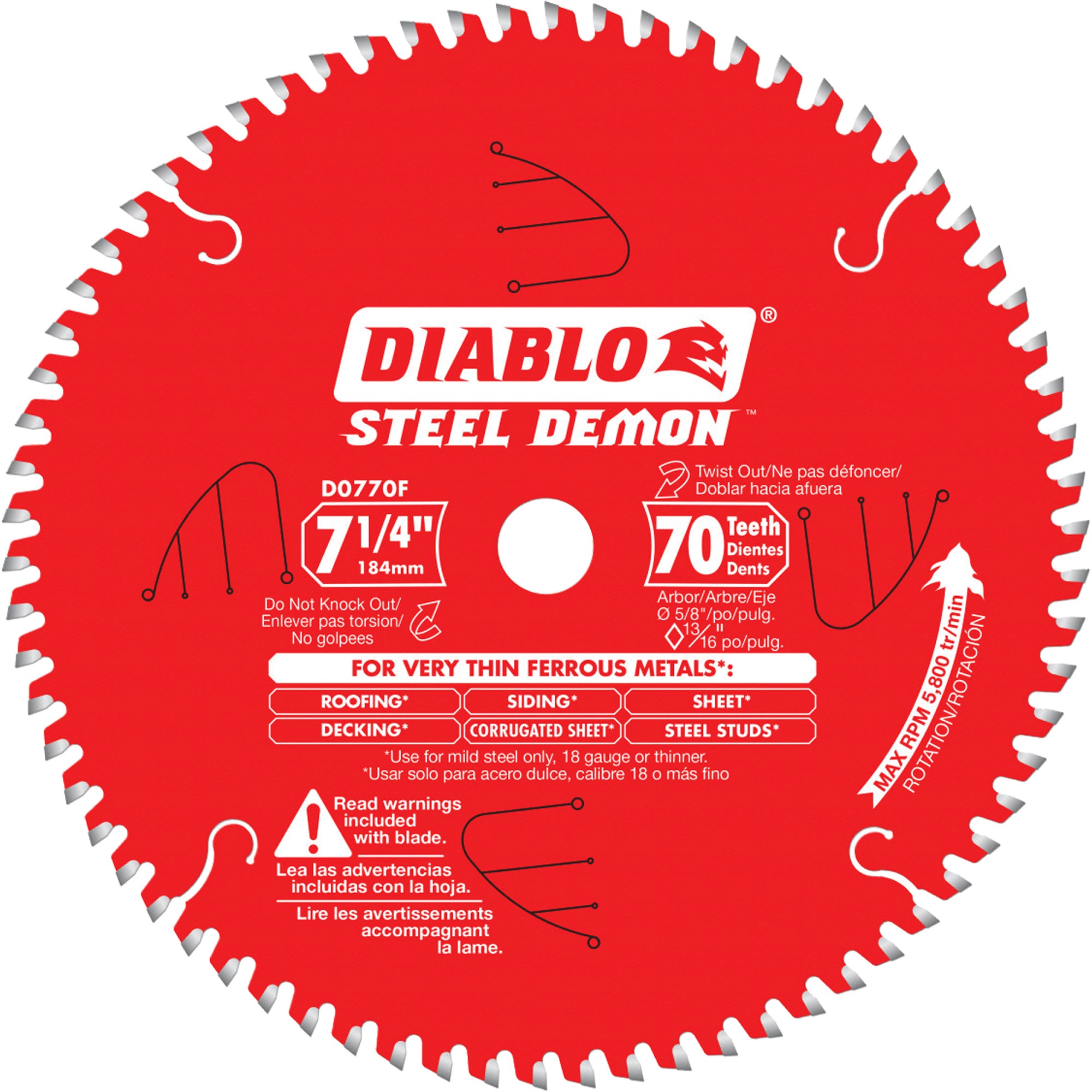 Steel Demon™ Cutting Saw Blade - TCT898