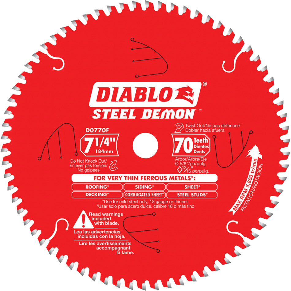 Steel Demon™ Cutting Saw Blade - TCT898