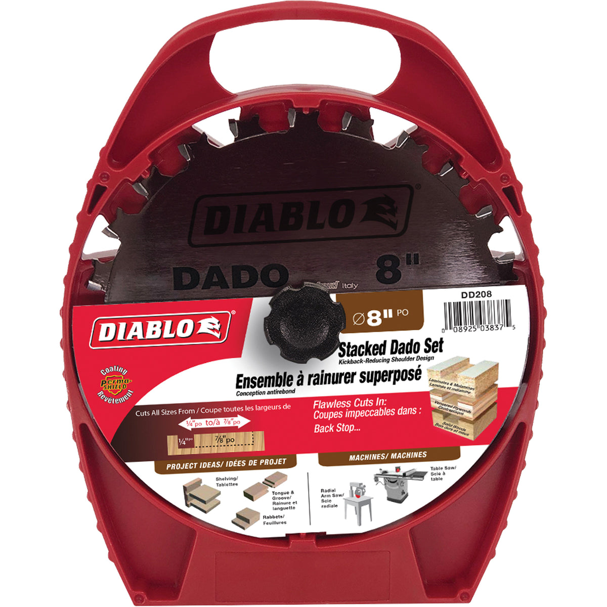Carbide Stacked Dado Saw Blade Set - TCT903