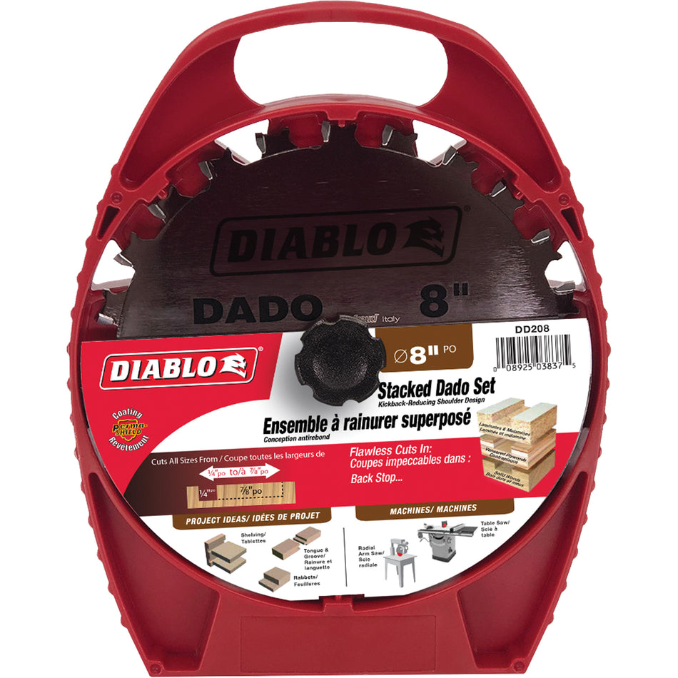 Carbide Stacked Dado Saw Blade Set - TCT903
