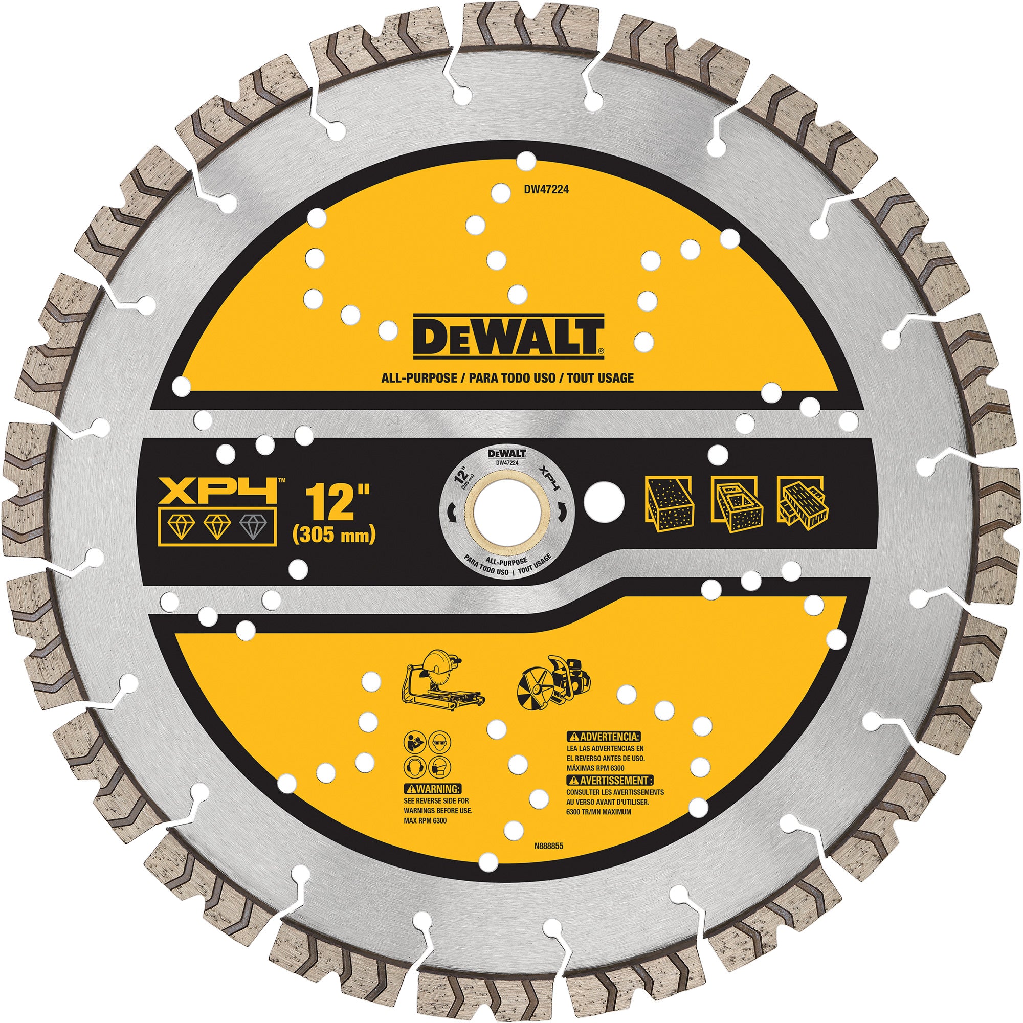XP4 All-Purpose Segmented Diamond* Blades - TCT947