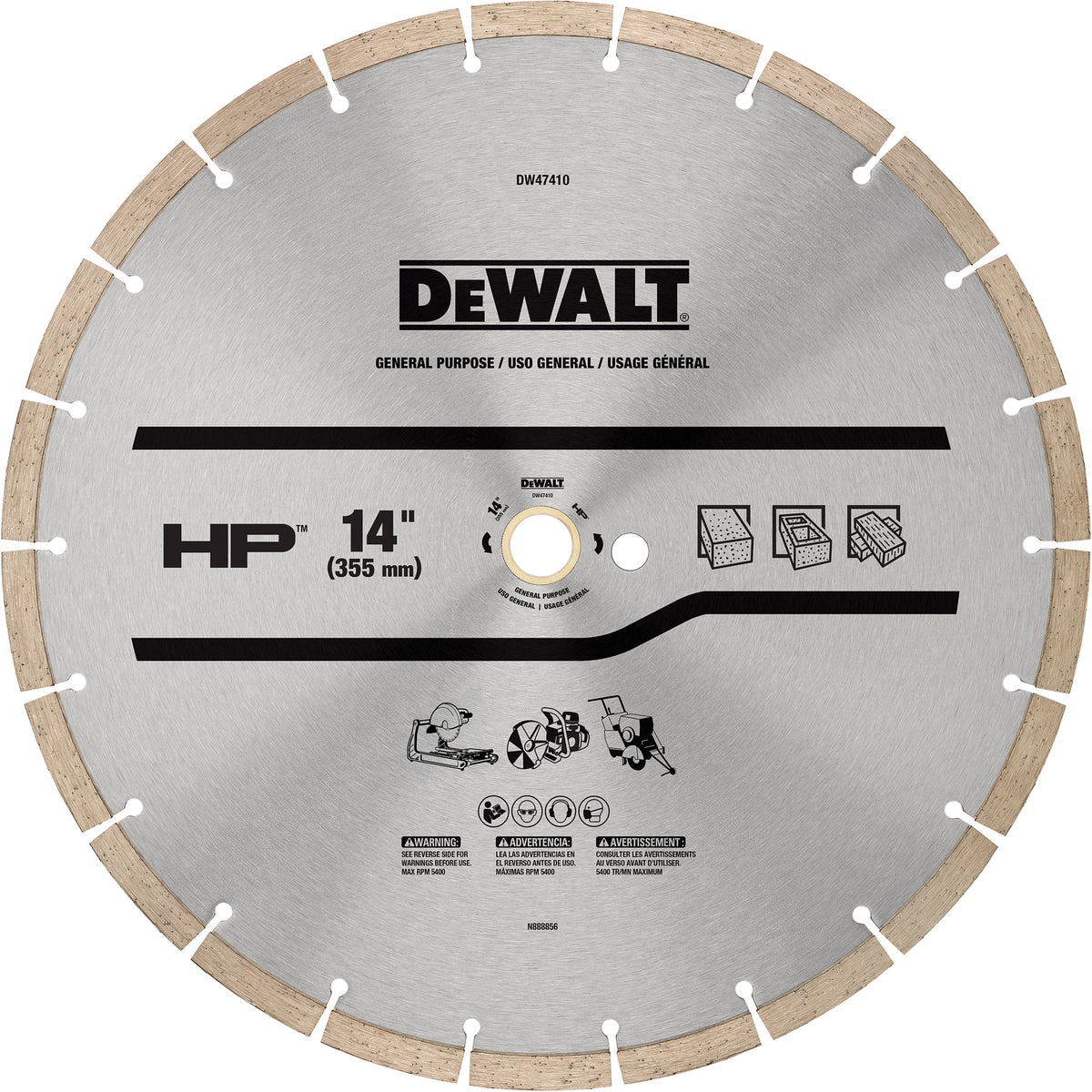 HP™ General Purpose Segmented Diamond Blade - TCT948