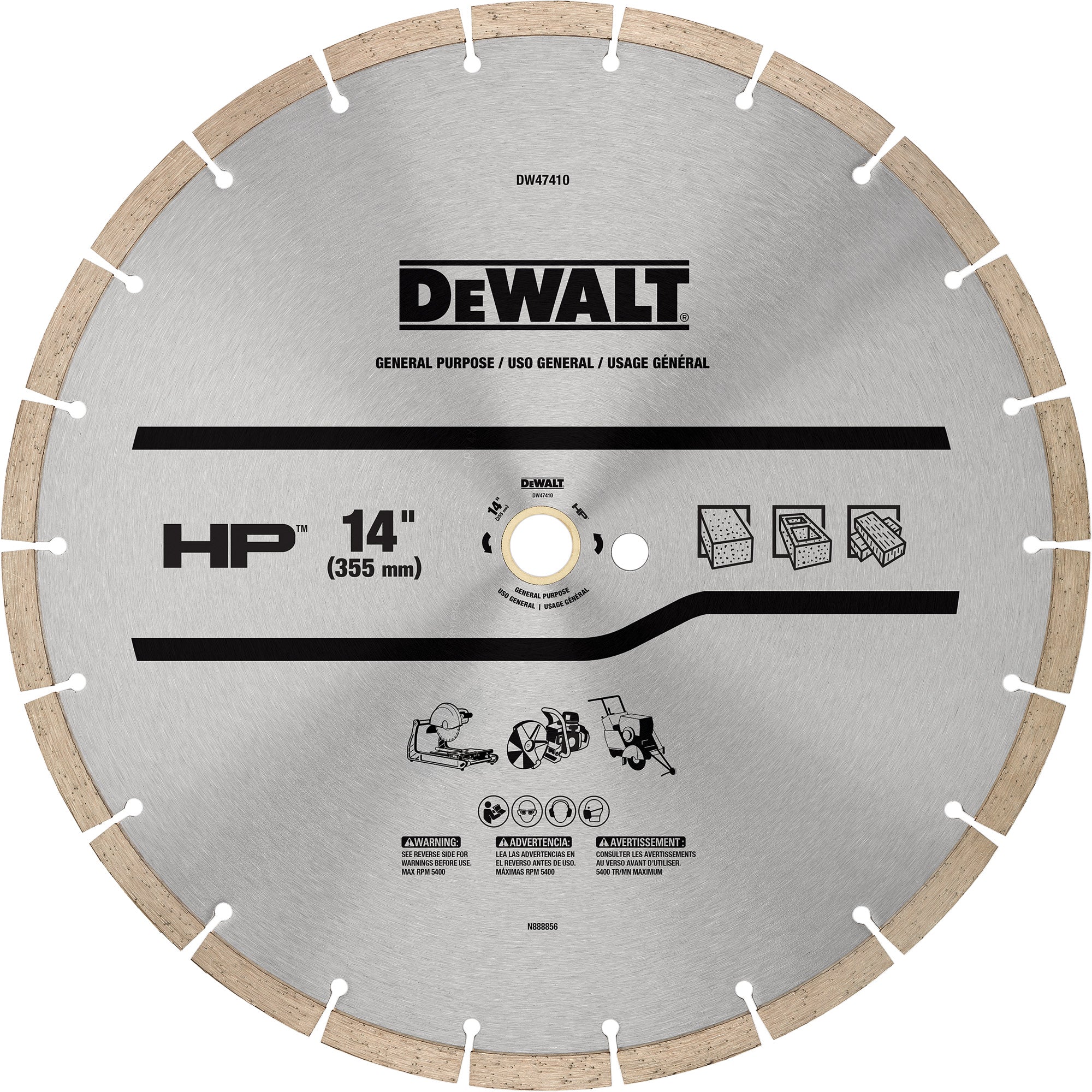 HP™ General Purpose Segmented Diamond Blade - TCT948