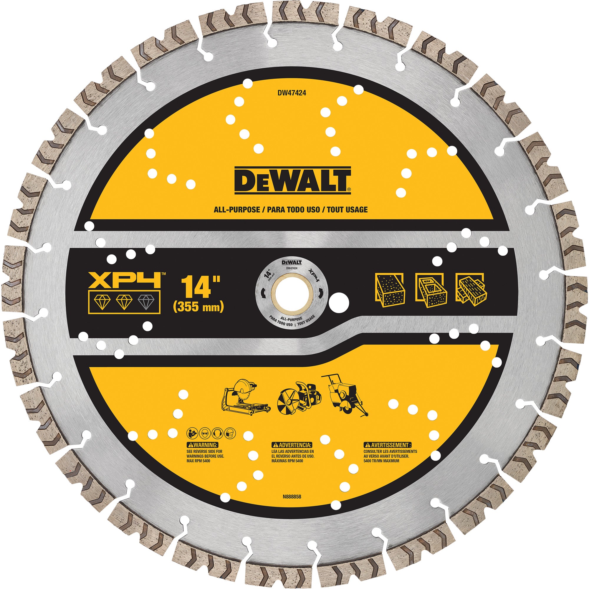 XP4 All-Purpose Segmented Diamond Blade - TCT950