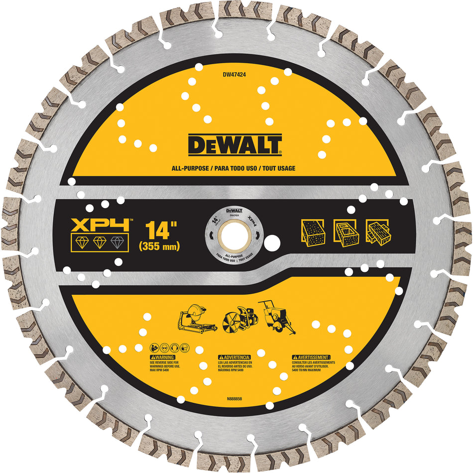 XP4 All-Purpose Segmented Diamond Blade - TCT950
