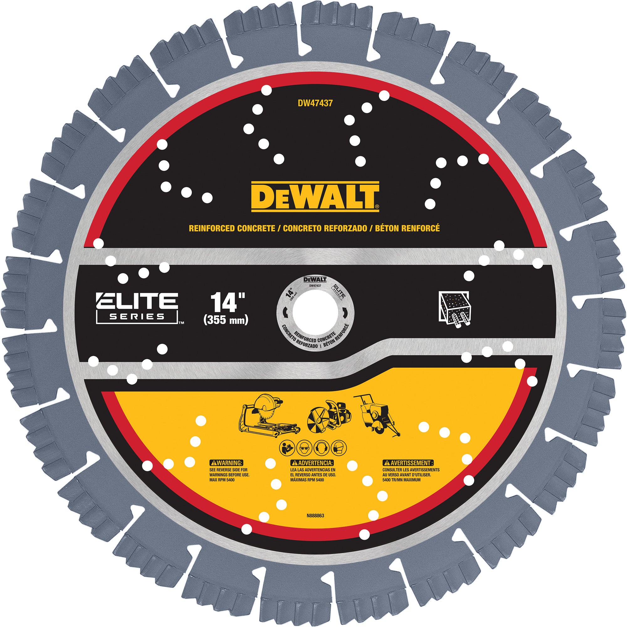 XP7 Reinforced Concrete Segmented Diamond Blade - TCT953