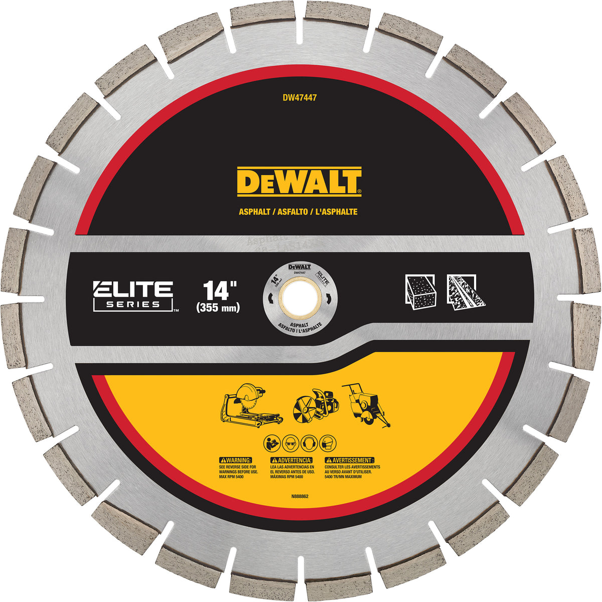 XP7 Asphalt Segmented Diamond Blade - TCT955