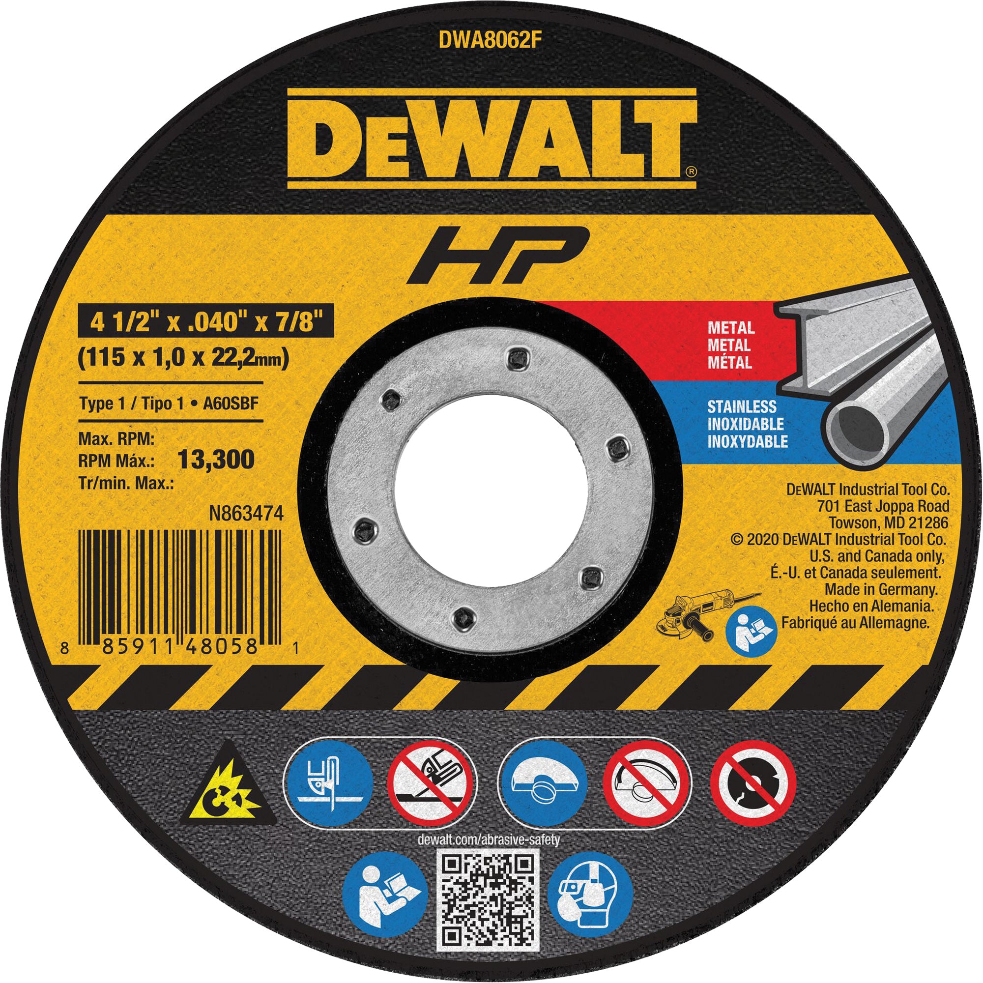 HP™ Metal Cut-Off Wheel - TCU081