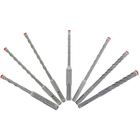 Rebar Demon™ SDS-Plus 4-Cutter Full Carbide Head Hammer Bit Set - TCU469