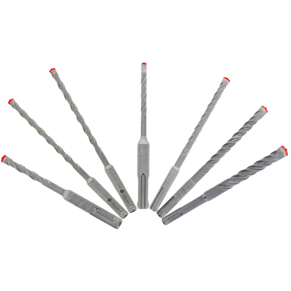 Rebar Demon™ SDS-Plus 4-Cutter Full Carbide Head Hammer Bit Set - TCU469