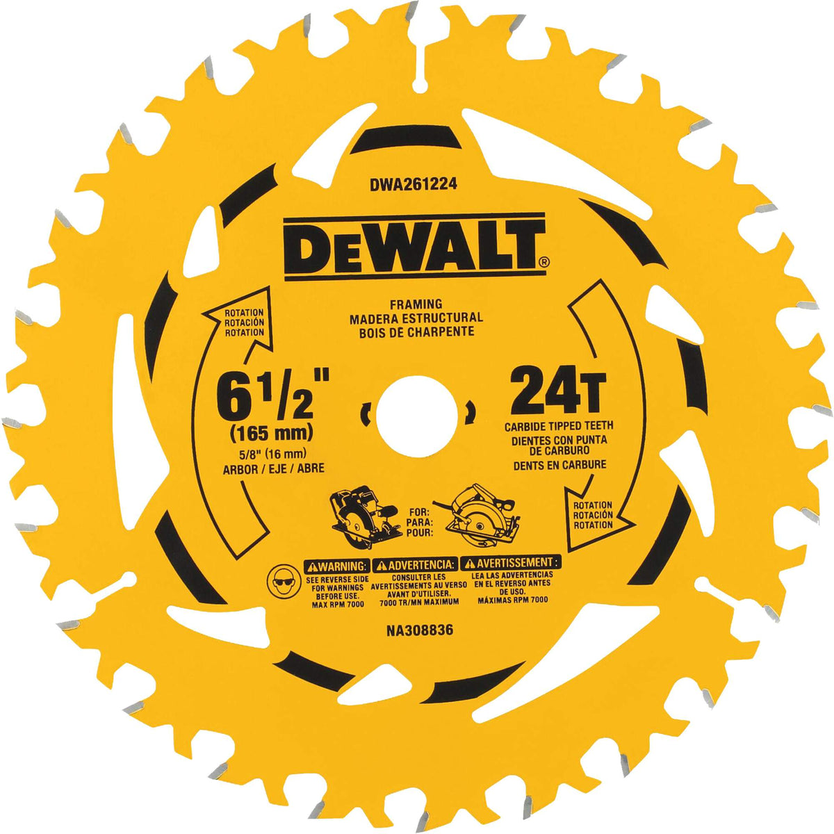 Carbide-Tipped Framing Circular Saw Blade - TCU660