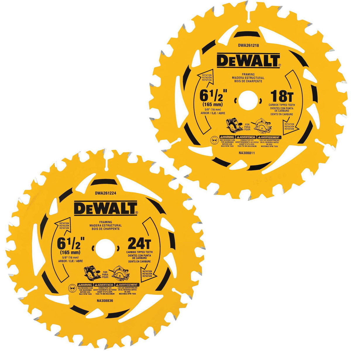 Circular Saw Blade Combo Pack - TCU664
