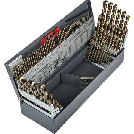 Heavy-Duty Jobber Length Combination Drill Bit Set - TDJ349