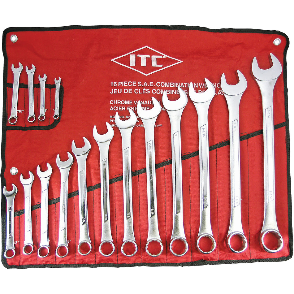 ICW-16 Professional Raised Panel Wrench Set - TDW008