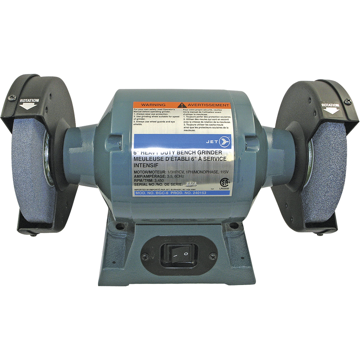 BGC-6 Heavy-Duty Bench Grinder - TDW269
