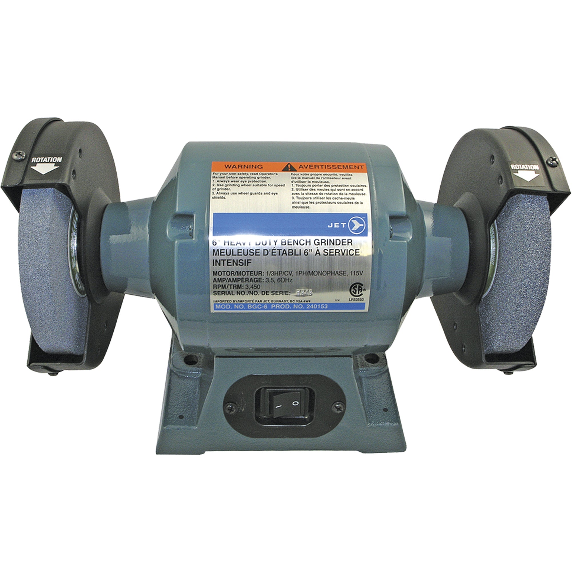 BGC-6 Heavy-Duty Bench Grinder - TDW269