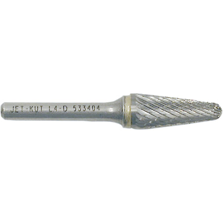 L4-D JET-KUT® Taper Shape Burr with Radius End - TDW887