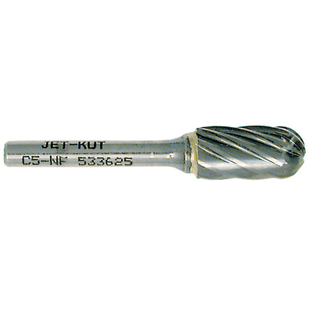 C5-NF JET-KUT® Ball Nose Shape Bur for Aluminum/Non-ferrous Materials - TDW895