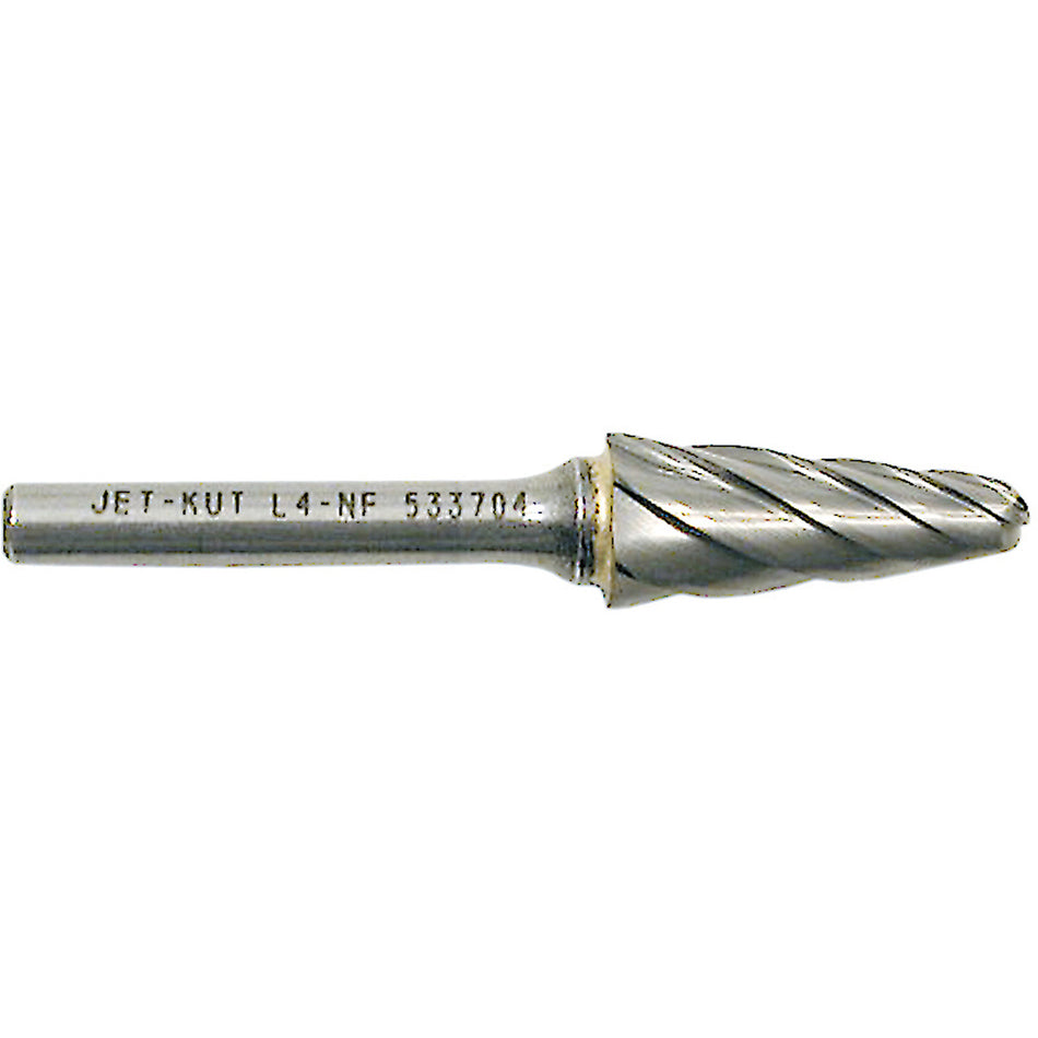 L4-NF 1/4" Taper Shape Bur for Aluminum/Non-ferrous Materials - TDW897