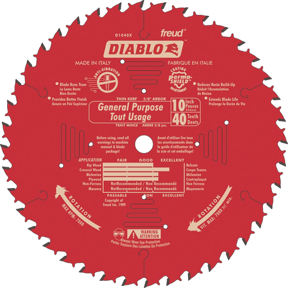 Saw Blades - General Purpose - TDX901