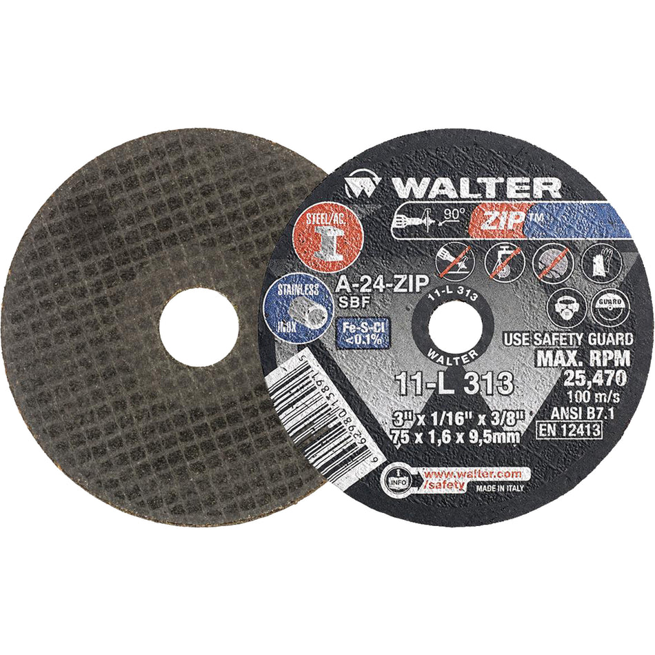Portable Small Diameter Reinforced Cut-Off Wheels - Zip™ - TE280