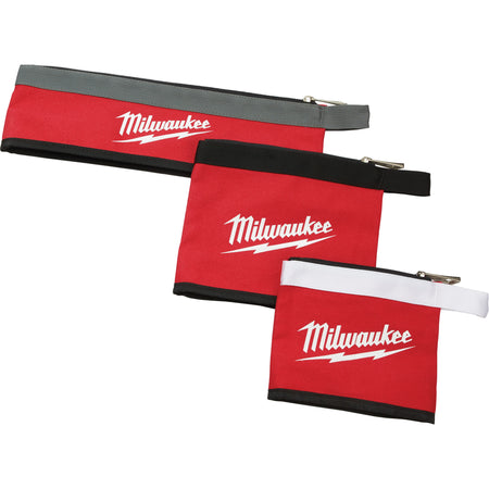 Multi-Size Zipper Pouches - Set of 3 - TEQ852