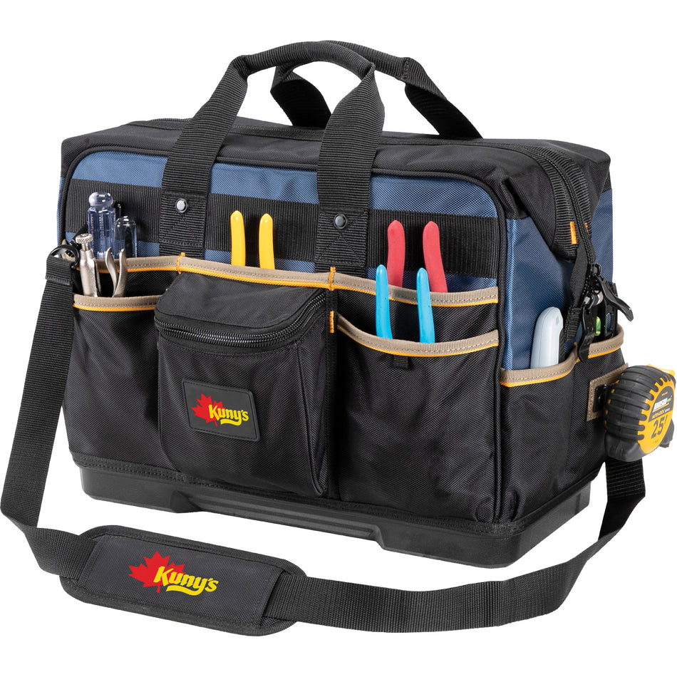 Molded Base Contractor's Closed-Top Tool Bag - TER205