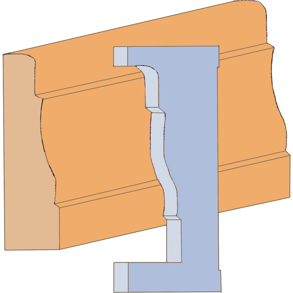 Large Casing Moulding Cutter Set - TEX095