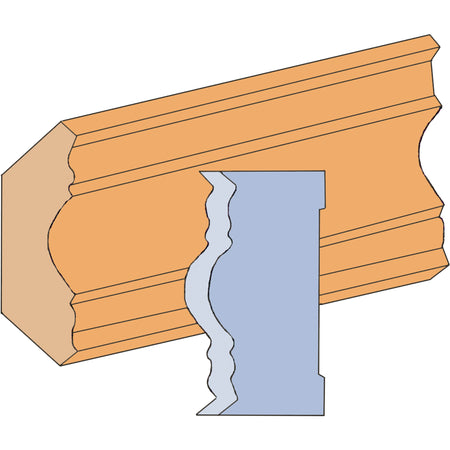 Fancy Cove Moulding Cutter Set - TEX098