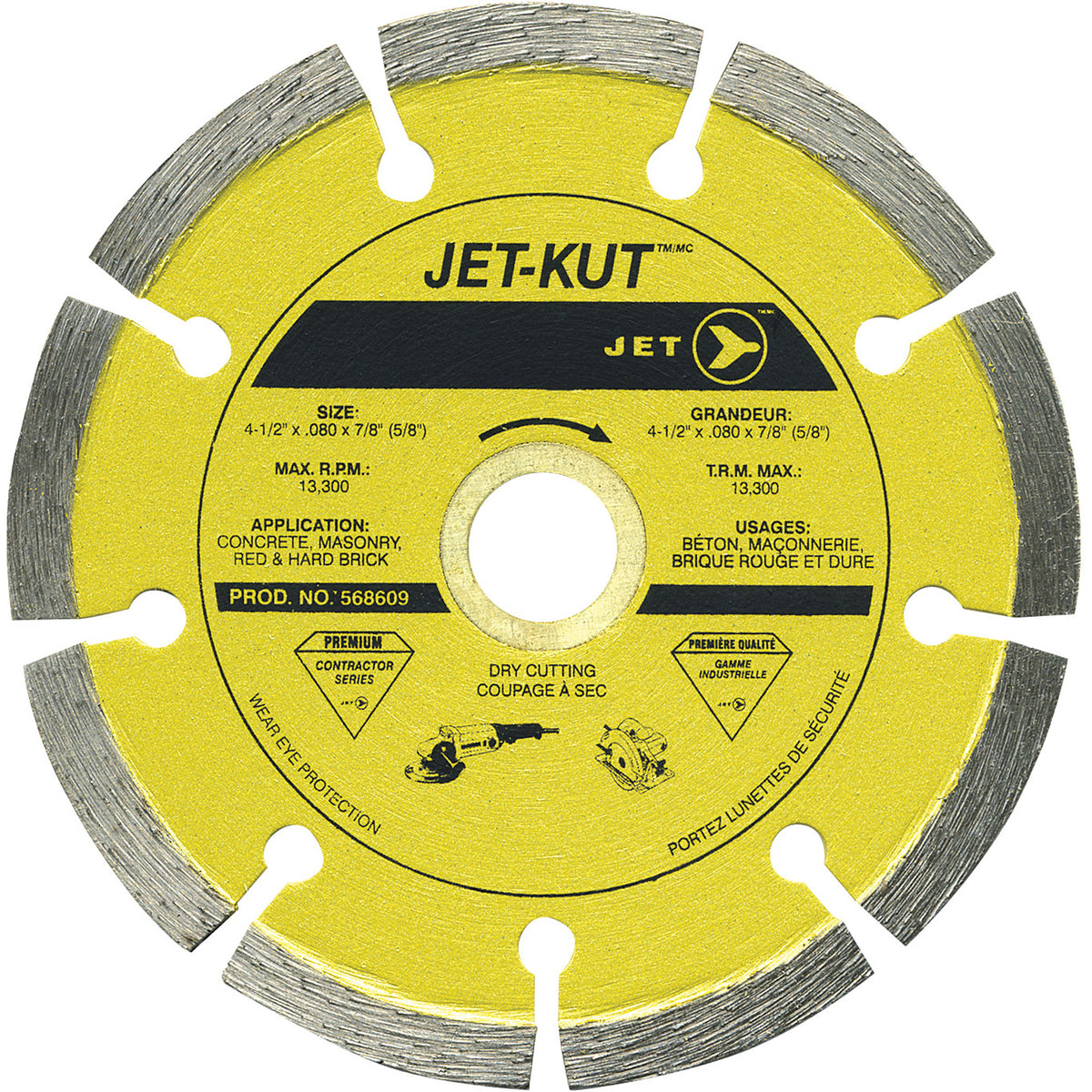JET-KUT Premium Segmented Diamond Blade - TFW241