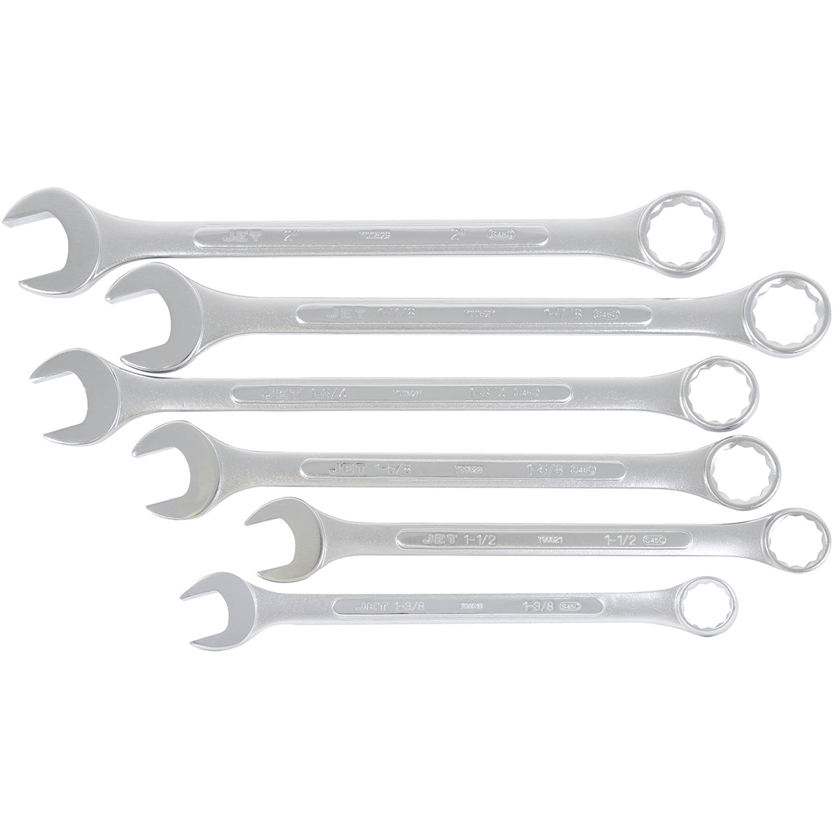 Fully Polished Long Pattern Combination Wrench Set - TGW001