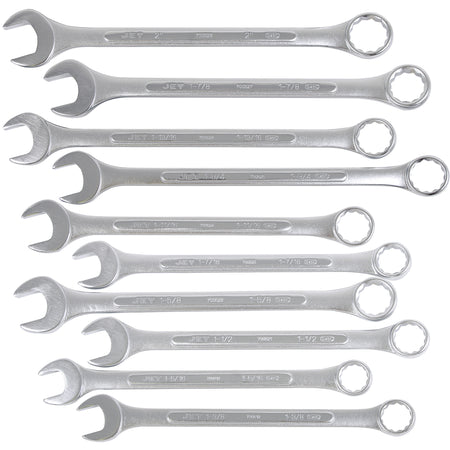 JCW-10-2 10-Piece Combination Wrench Set - TGW002