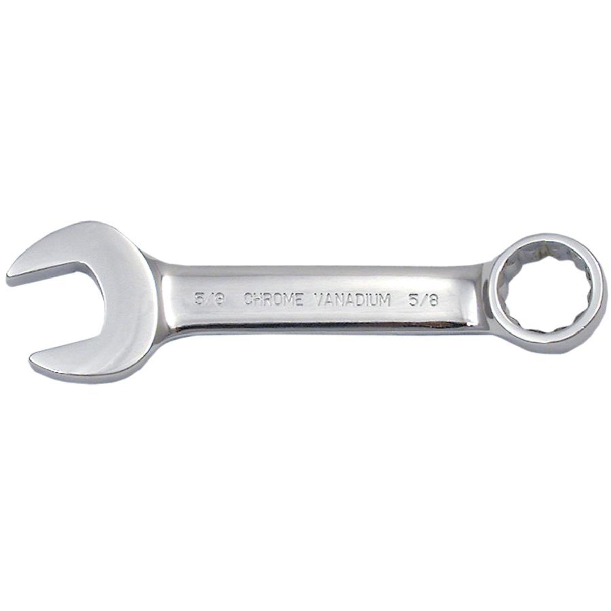 Fully Polished Stubby Combination Wrench - TGW074