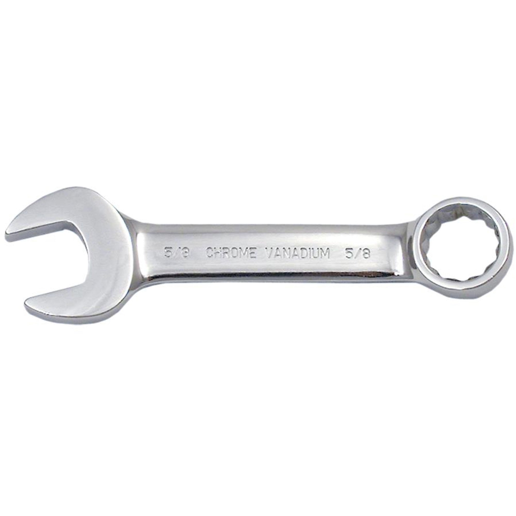 Fully Polished Stubby Combination Wrench - TGW074
