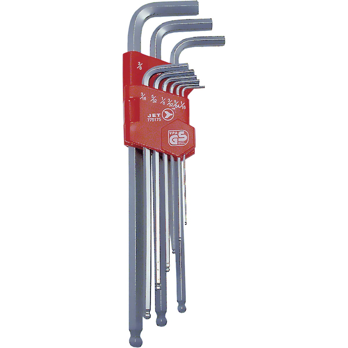 JBHK-9XL Extra Long Ball Nose Hex Key Set - TGW338