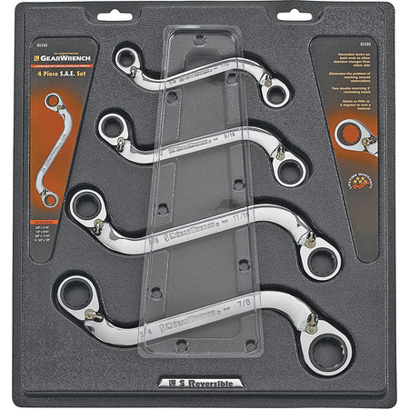"S" Reversible Wrench Set - 4 Pieces - TGZ833