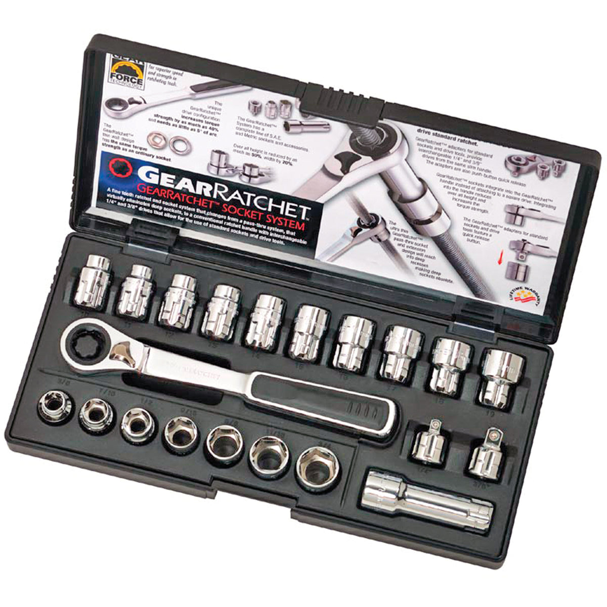 Gear Ratchet™ Vortex™ Pass-Through Socket System - TGZ836