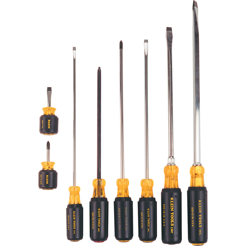 Long & Short Cushion-Grip Screwdriver Set - TJ882