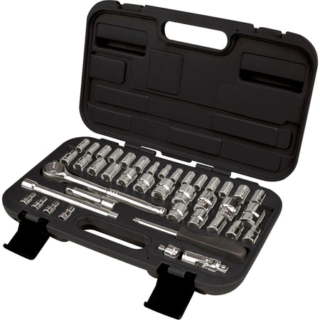 1/4" & 3/8" Drive SAE/Metric Socket Set - TLV360