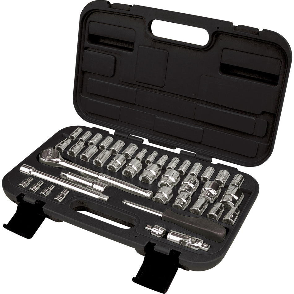 1/4" & 3/8" Drive SAE/Metric Socket Set - TLV360